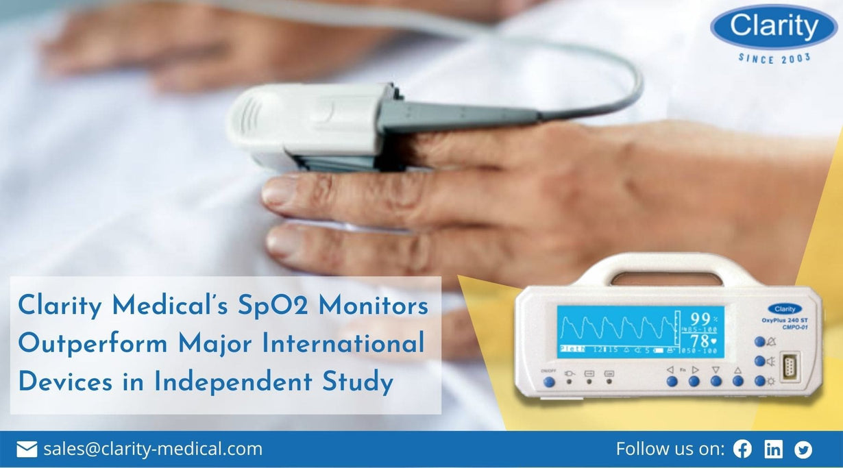 Clarity Medical’s SpO2 Monitors Outperform Major International Devices In Independent Study