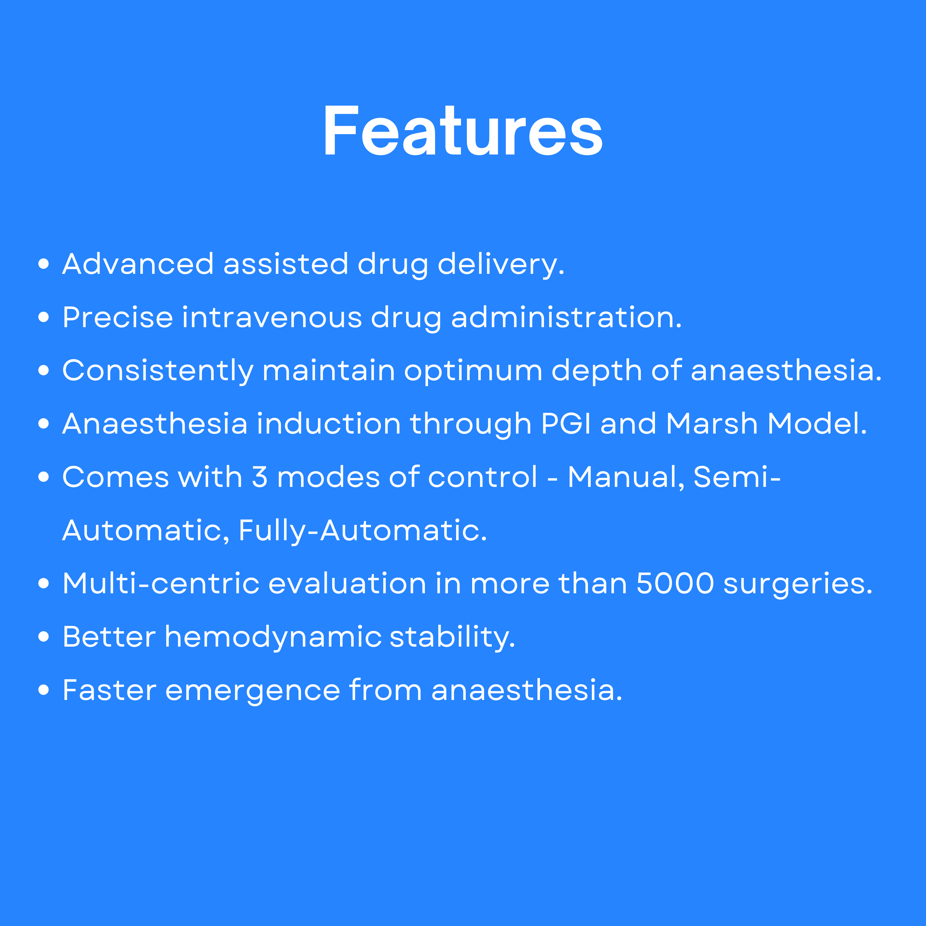 Closed Loop Anaesthesia Delivery System