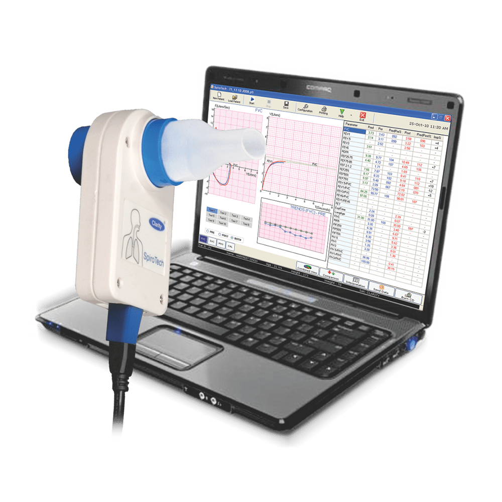 Clarity SpiroTech | Portable USB Powered Spirometry Machine – Clarity ...